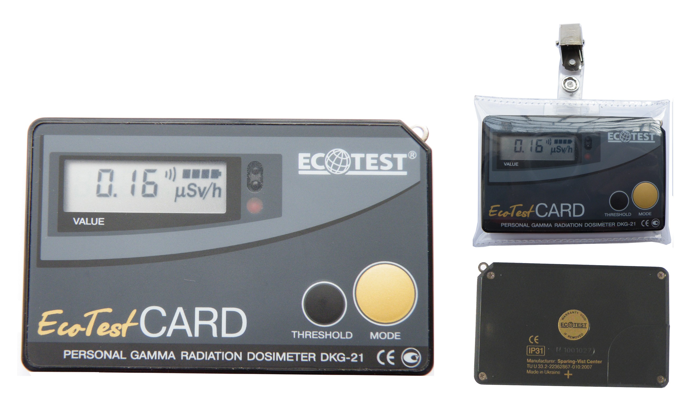 EcotestCARD（DKG-21）卡片式個(gè)人劑量報(bào)警儀